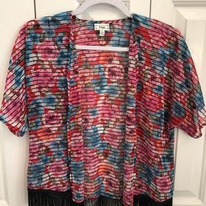 Disney D-signed Floral Kimono Top